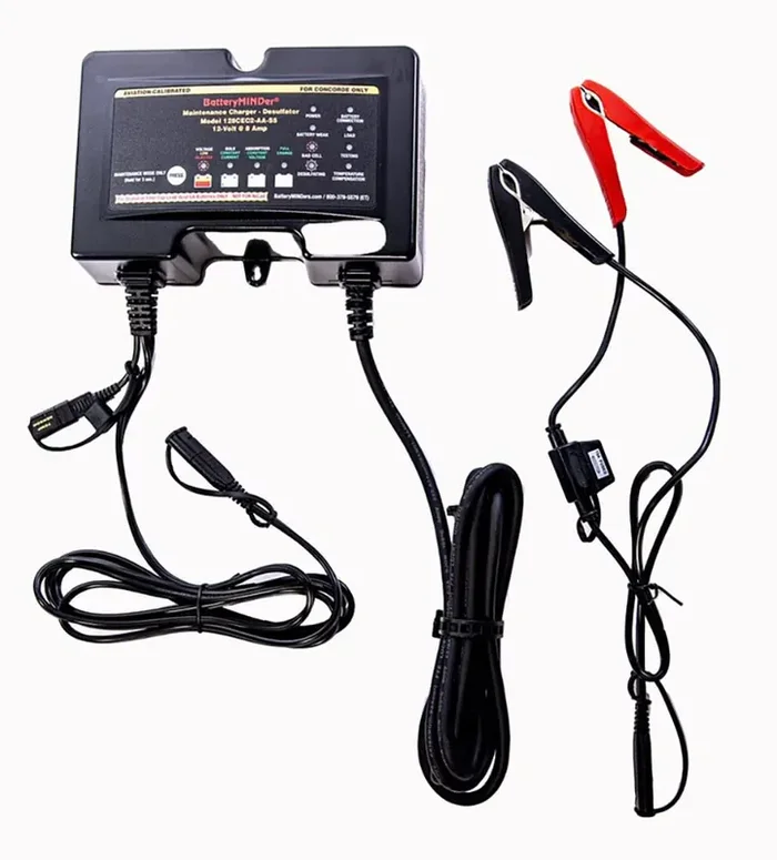 BatteryMINDer 244CEC2-AA-S5 24 Volt-4 Amp Aviation Calibrated for Concorde ONLY Aviation Battery Charger, Battery Maintainer, a