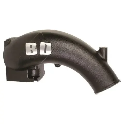 BD Diesel Performance 1041555 X-Flow Power Intake Elbow (Black)-Dodge 2003-2007 5.9L