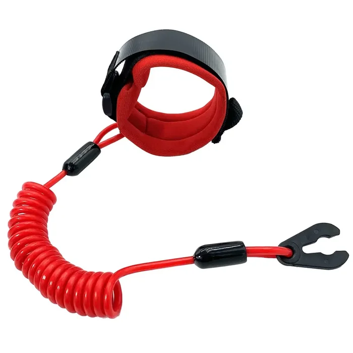 Boat Engine Emergency Stop Switch Safety Lanyard Cord Replacement for Yamaha Jet Ski WaveRunner WaveVenture WaveRaider WaveJamme