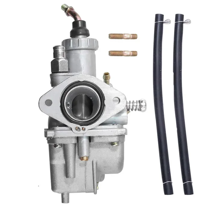 Carburetor w/Fuel Line Bolts Replacement for Yamaha Breeze Grizzly Grizzly 125 YFM125 Moto 4 YFM225 Timberwolf 250 YFB250