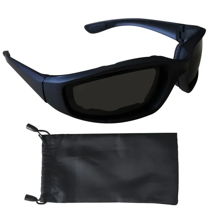 Driving Motorcycle Riding Glasses Foam Padded Motocross Eyeglass Waterproof UV Protection Anti-Wind Dustproof Goggles Eyewear Mo