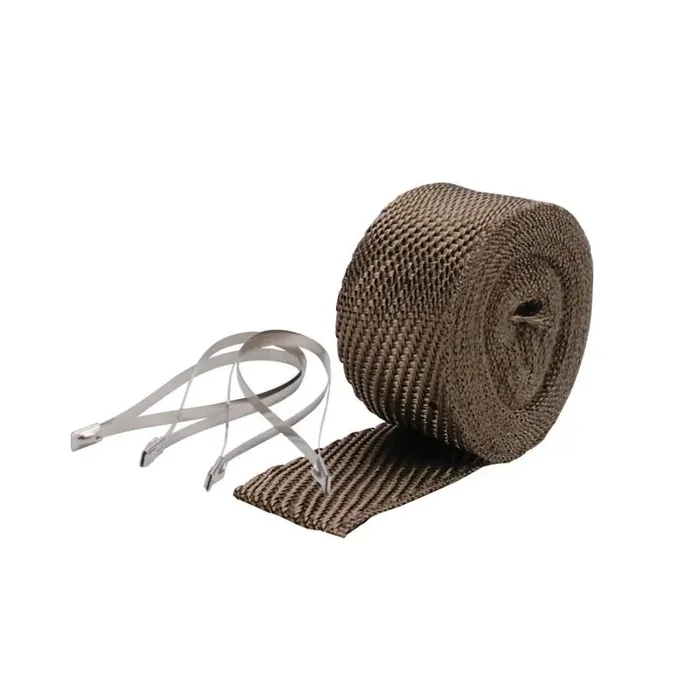 [GARAGE SALE] – DEI Exhaust Wrap Kit – Pipe Wrap and Locking Tie – Titanium