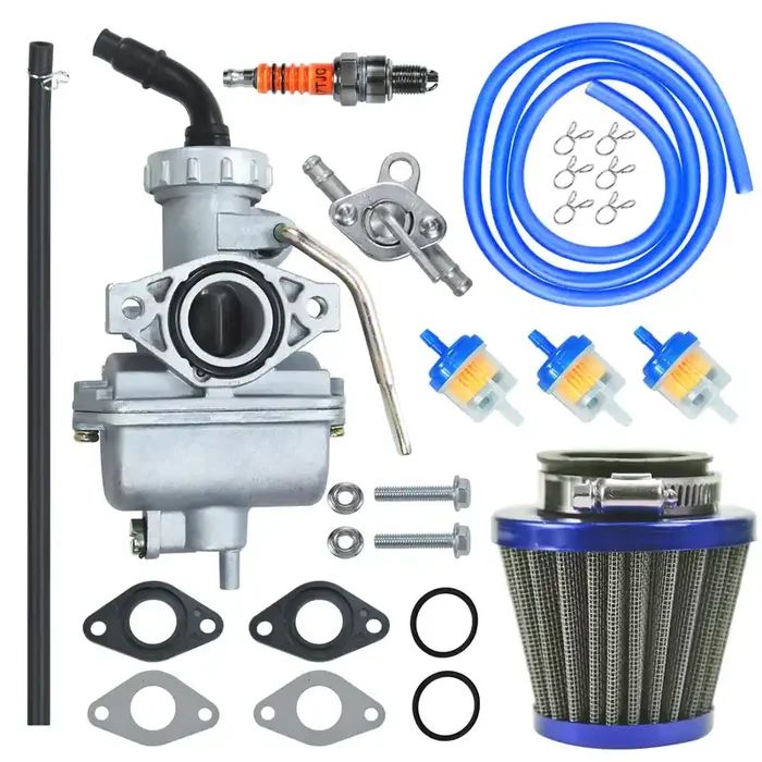 HOLATO PZ20 Carburetor Carb Air filter Fuel Line Kit for 50cc-125cc Taotao ATA-110B 125D Boulder B1 T-Force Coolster Apollo kazu