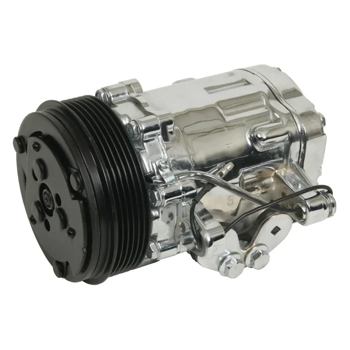 Holley 199-106 AC SD7 SANDEN COMPRESSR, R-134A POLISHED