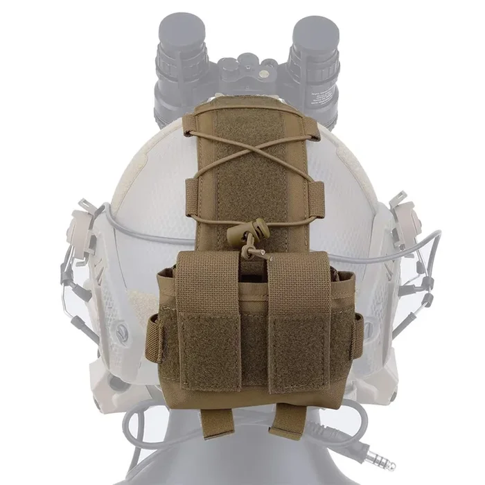 Krydex Tactical Helmet Pouch Mk2 Battery Box Counterweight Pouch Remote Battery Helmet Accessory Storage Bag With Hook And Loop