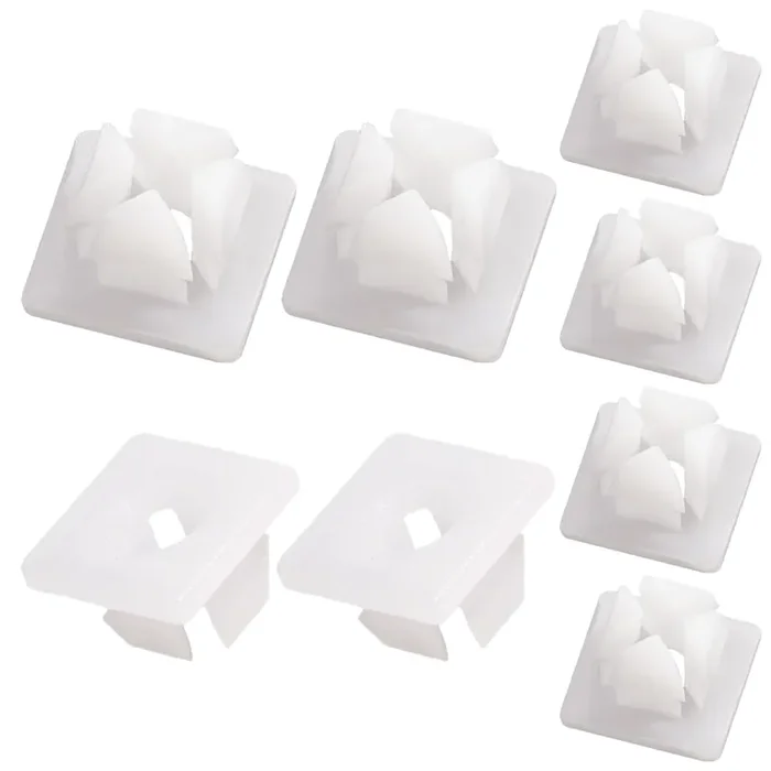Nylon License Plate Screw Inserts – 8 Pcs Nylon Screw Retainers For Cars Front & Back License Plate Screws, Self Tapping Gromm
