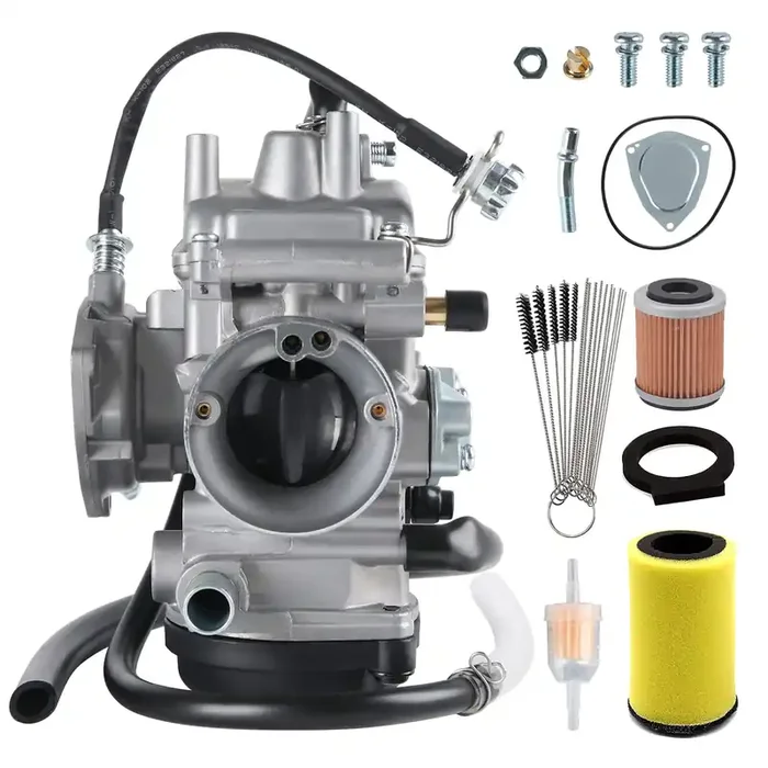 TANG Carburetor for Yamaha Big Bear 400, Kodiak 400, Wolverine 450, Grizzly 350/450 ATV with Cleaner Brush & Filters