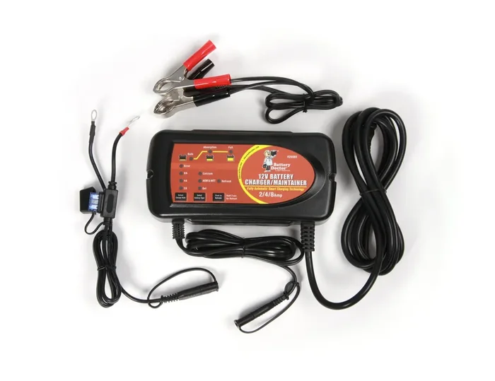 Wirthco 20085 Battery Doctor 12V 2/4/8 Amp Smart Battery Charger/Maintainer